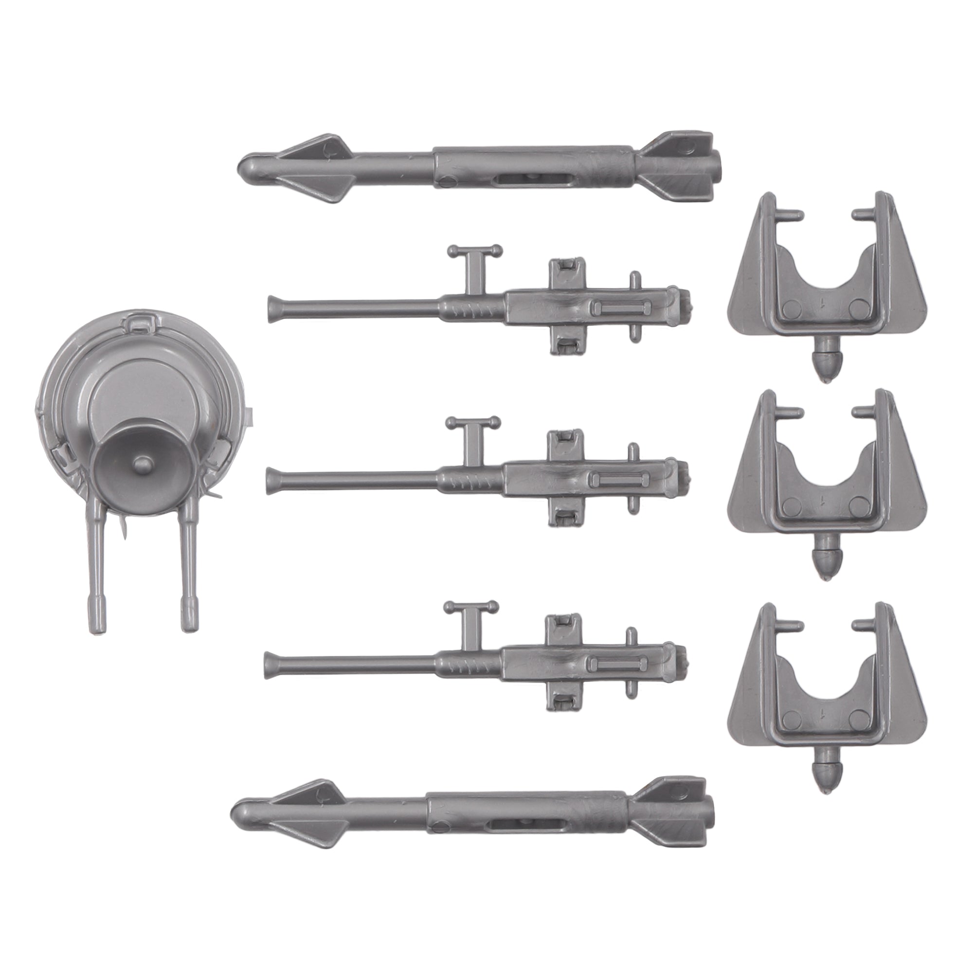 TimMee Plastic Army Men Hercules AC130 Weapons Silver Replacement