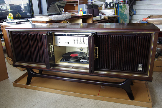 ◇1969年製COLUMBIA大形真空管ステレオ「SSA-858F」の修復修理 VOL10
