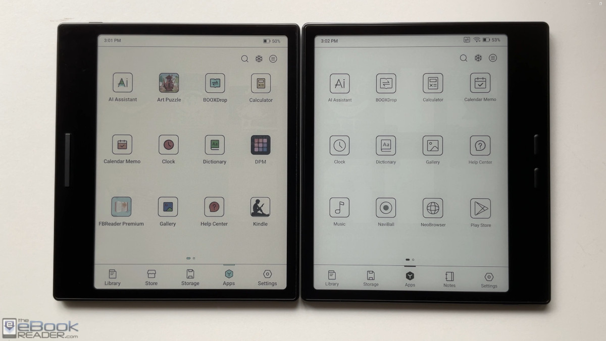 Boox Go 7 BW vs Boox Go Color 7 Comparison (Video)