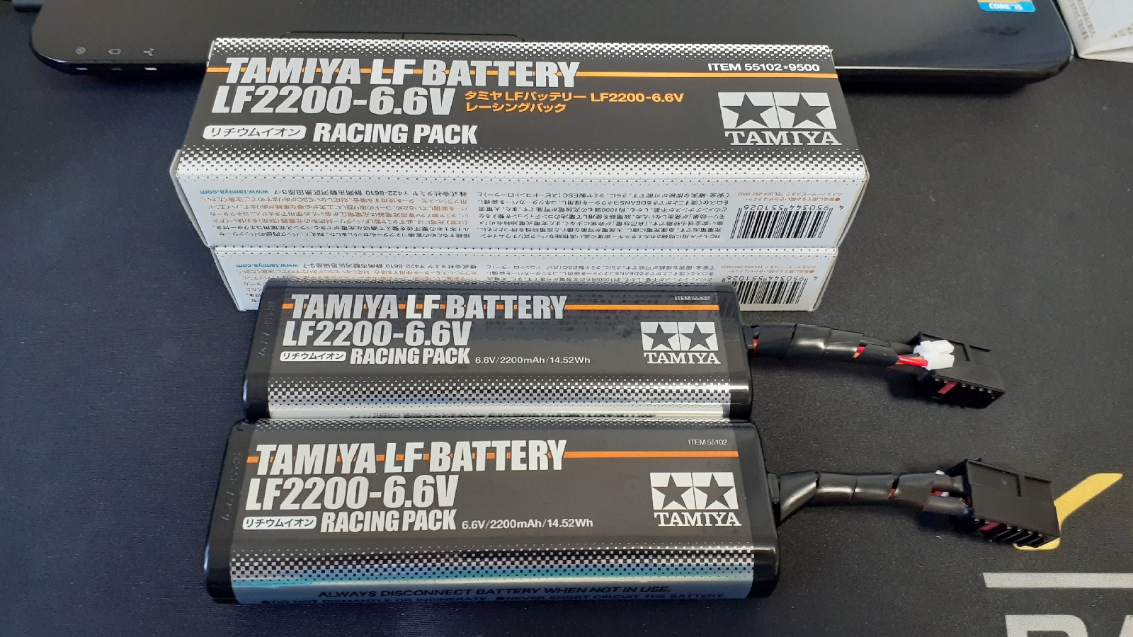 TAMIYA タミヤ LF2200-6.6V 2本 TAMIYA LF2200-6.6V RACING PACK 2個