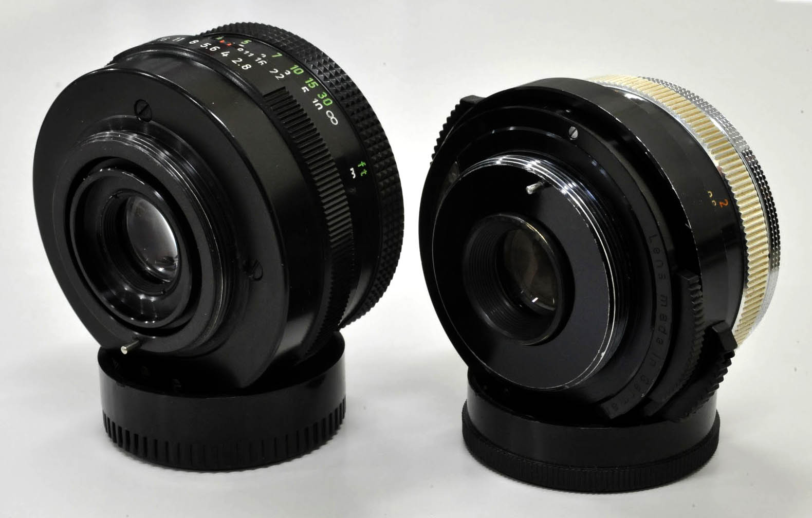M42 MOUNT SPIRAL: Carl Zeiss Jena TESSAR 50mm/F2.8 and Carl Zeiss