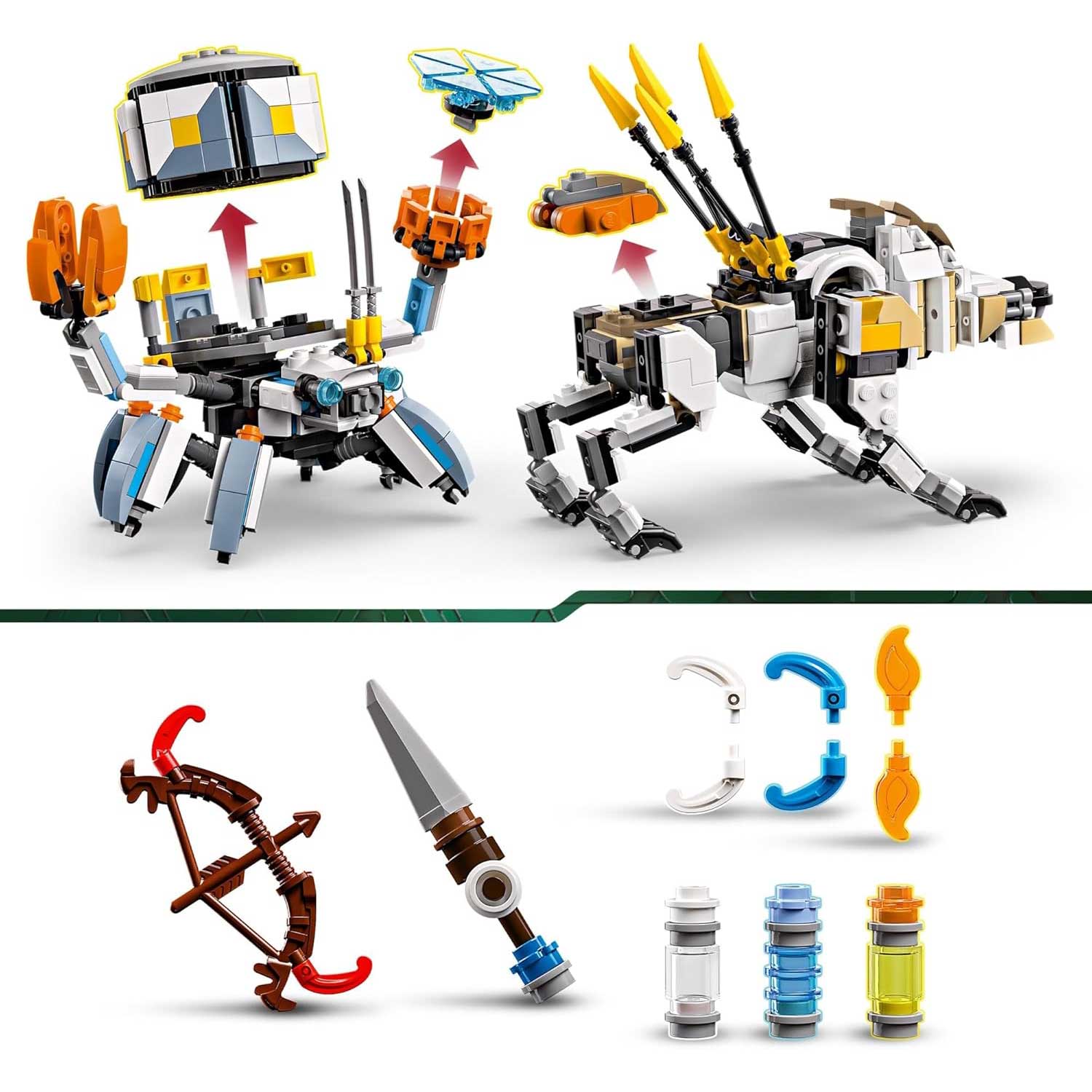 Revealed: 77037 Aloy & Varl vs. Shell-Walker & Sawtooth from LEGO