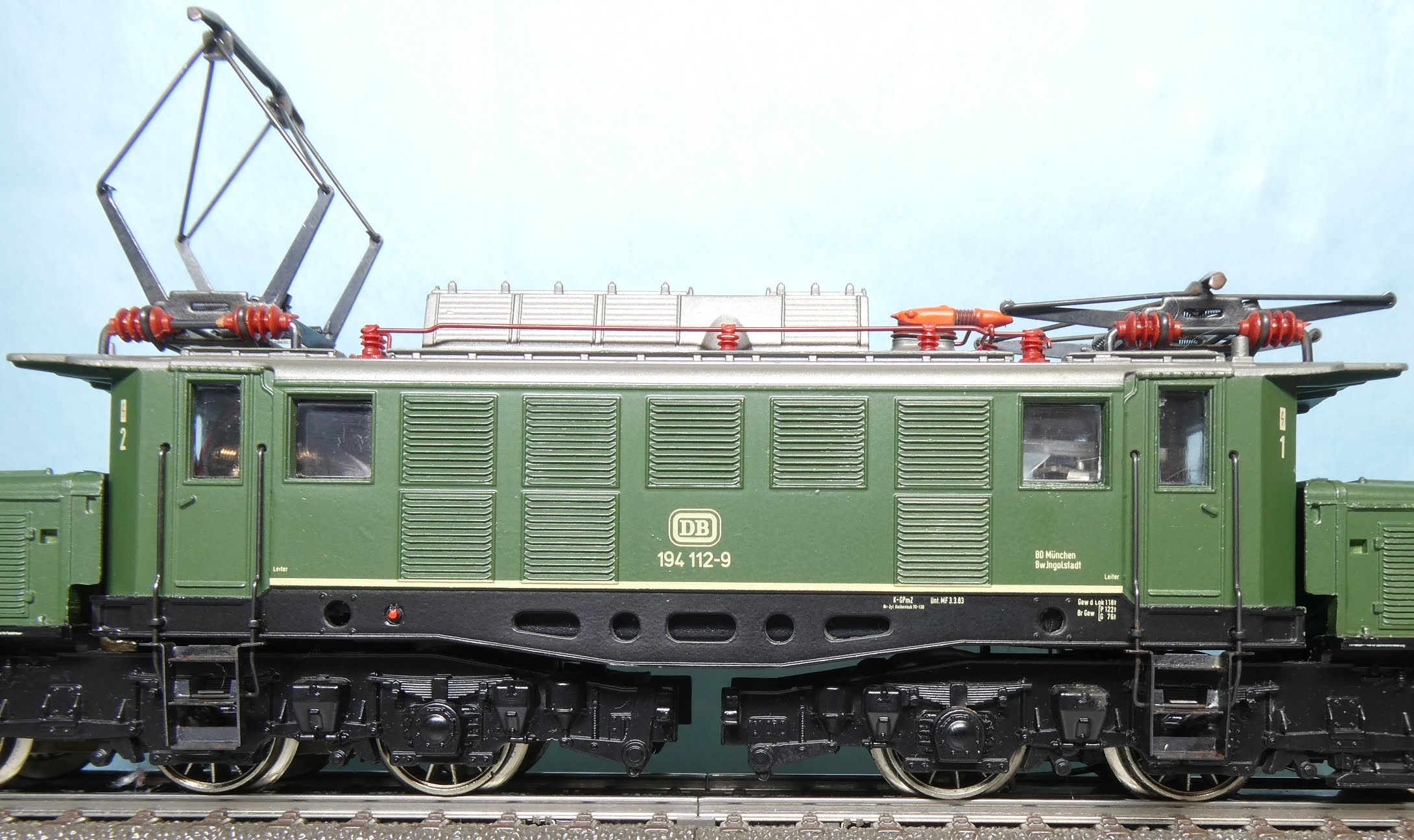 鉄道模型 ドイツ連邦鉄道 DB 重貨物用電気機関車 BR 194 112-9