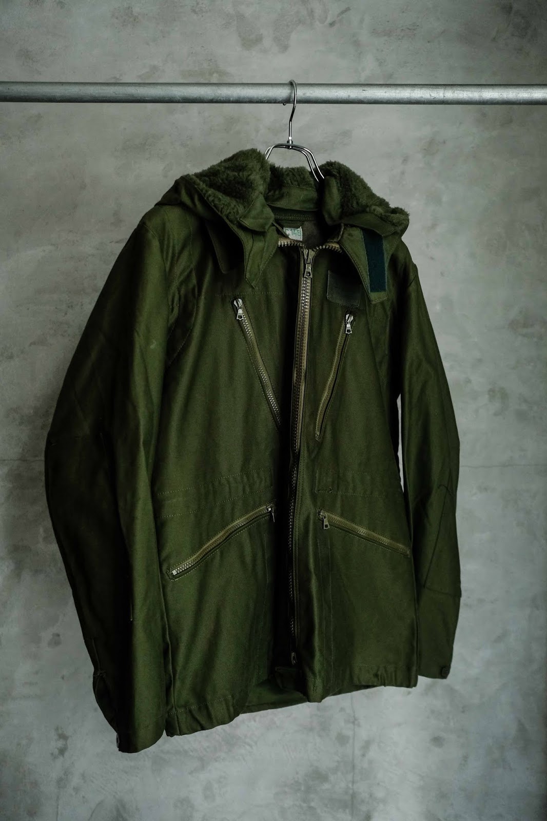 militaria: スウェーデン軍 フードつきM69タンカースジャケット
