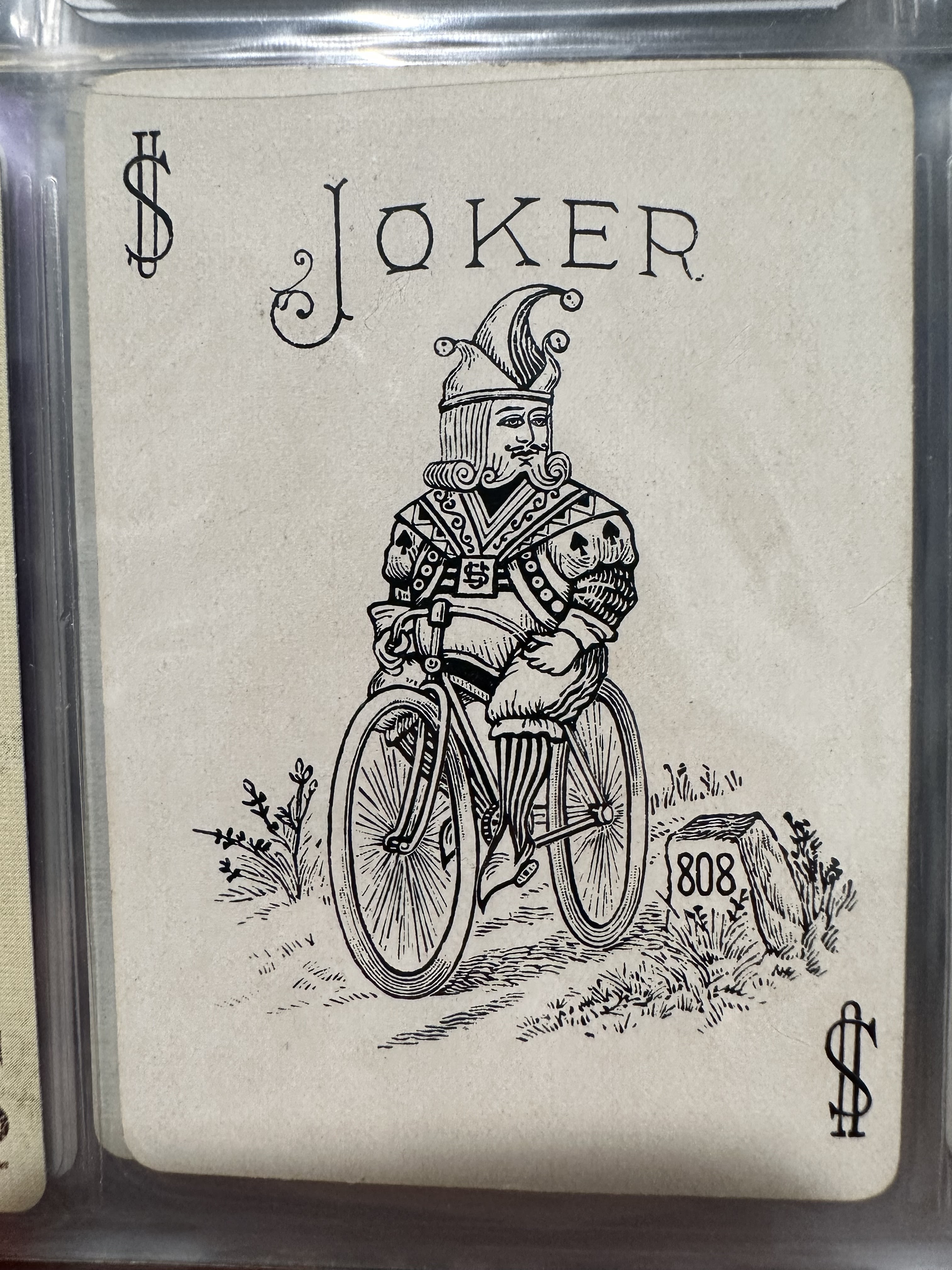 Amused by Jokers am I!: Subtle Differences between Bicycle Jokers