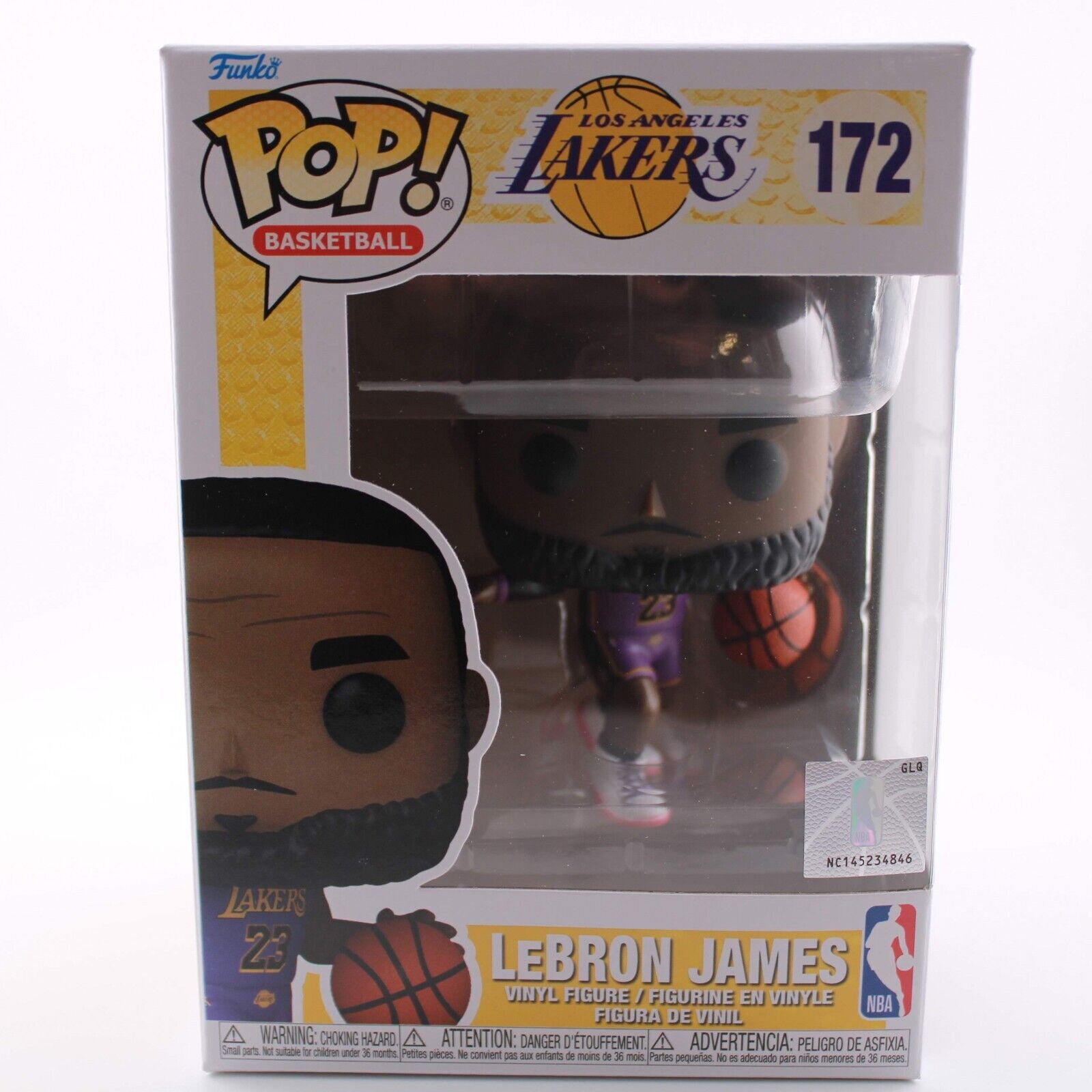 Funko Pop NBA - LA Lakers LeBron James - Vinyl Figure #172