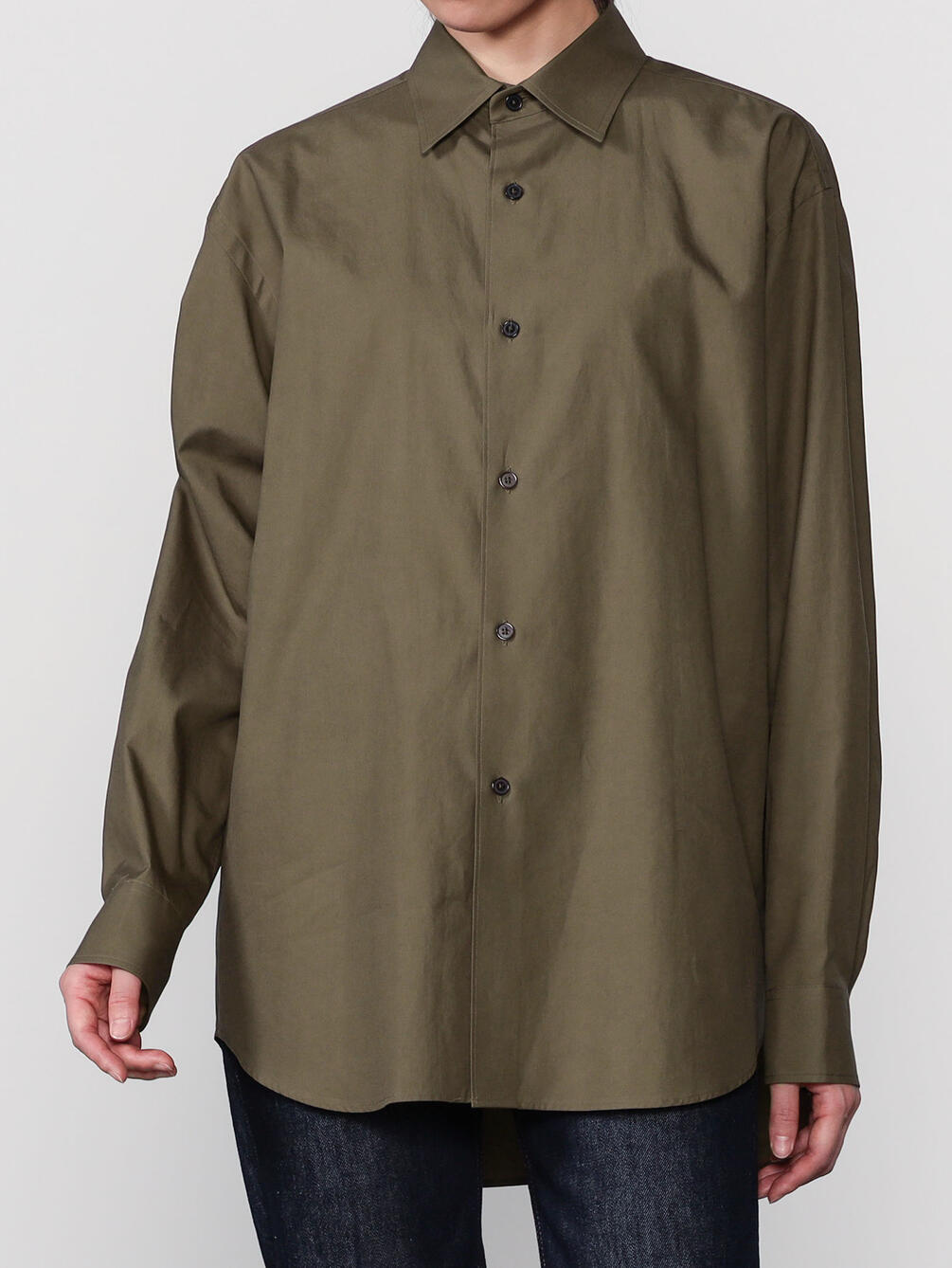 AURALEE | WASHED FINX TWILL SHIRT WOMEN