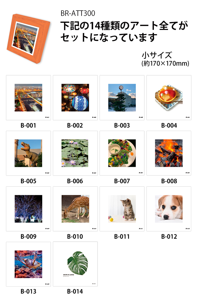 BR-ATT300 飾るアート防災4点セット+アートポスター14種セット | 株式