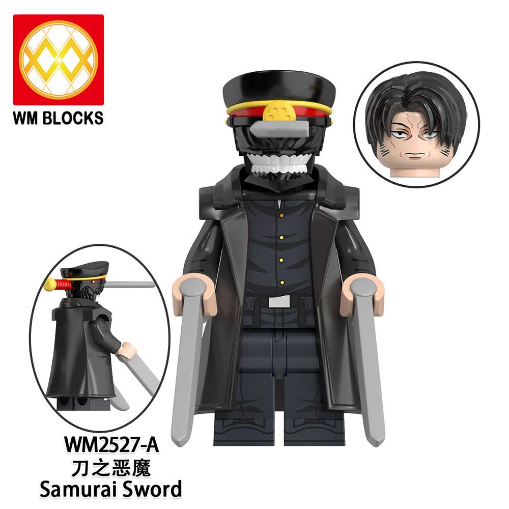 Anime Chainsaw Man Samurai Sword WM2527-A Minifigures - Brixtoy