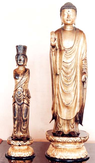 金銅阿弥陀如来立像 文永四年在銘】｜文化財検索｜とちぎの文化財