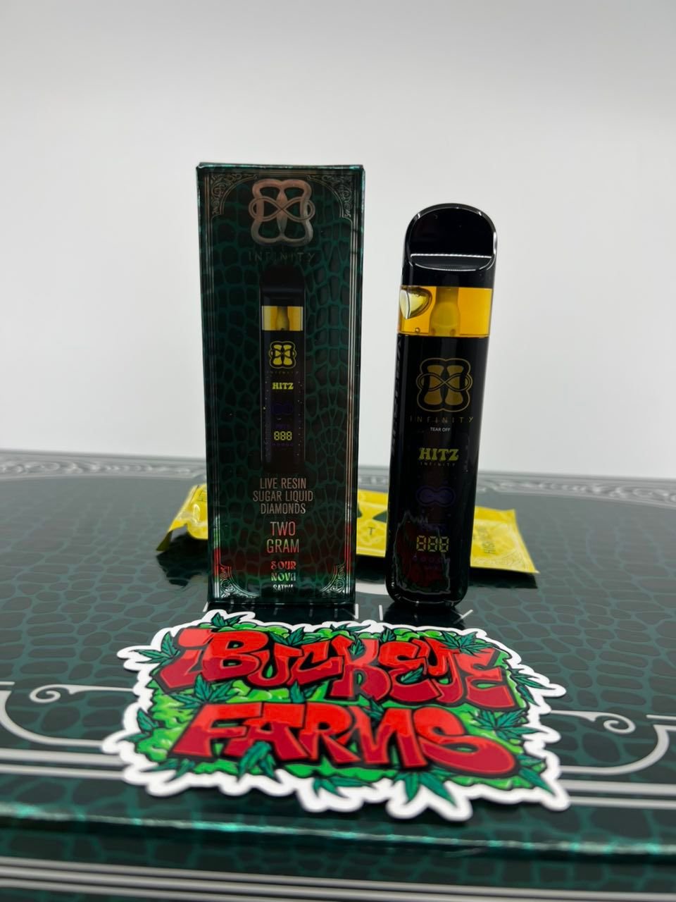 Hitz Infinity 2G disposable Emerald Edition - Buckeye Farms