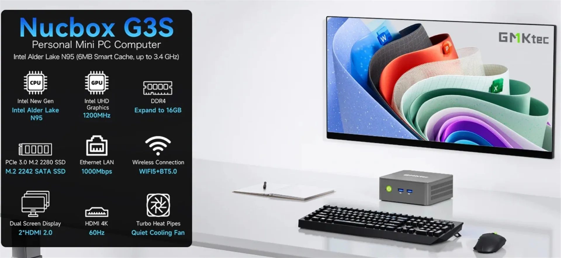 なんと1万6000円! ちょうどいい性能と価格「GMKtec NucBox G3S」ミニPC