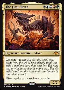 MH1)The First Sliver(F)/初祖スリヴァー | (FOIL)神話レア・レア