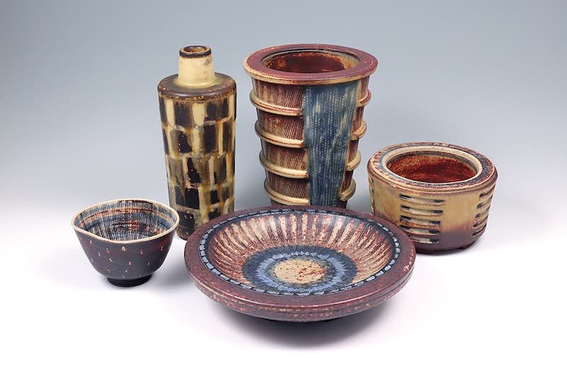 ウィルヘルム・コーゲ 1960年代 大皿 グスタフスベリ希少品