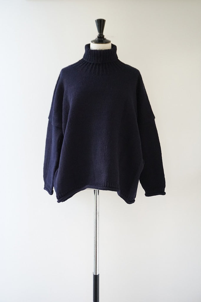 utilite(ユティリテ) ペルーハイランドウール タートルネックプル