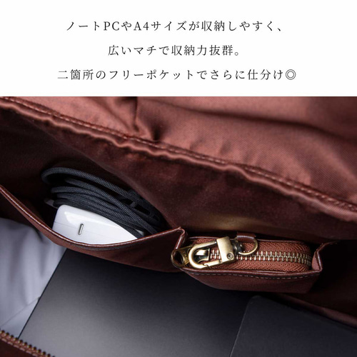ショルダー付き ボストンバッグ ビジネスバッグ 防水 本革 ブランデー