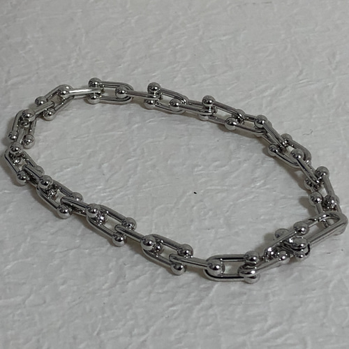 ハードウェアブレスレット☆シルバー925☆1コマ22mm☆ ブレスレット