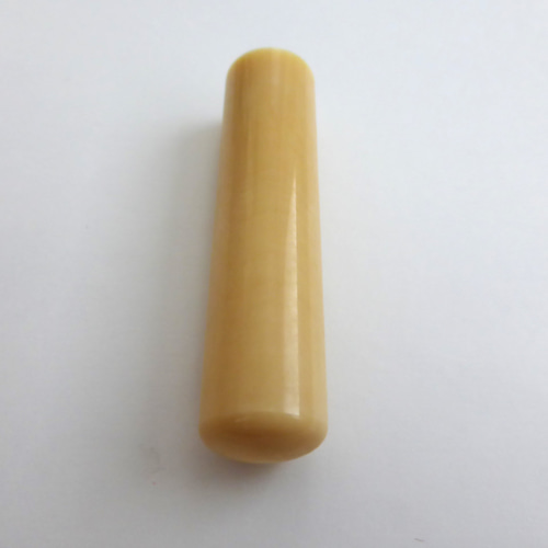 希少！高級品！マッコウ鯨歯 芯持ち印材 φ15.02×60.30㎜ 高級トカゲ