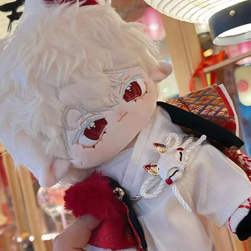 20cm着せ替えぬいぐるみ服 狐祭りセット 4色 着せ替え人形 ぬいぐるみ