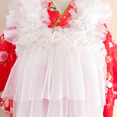 被布エプロン チュール被布 七五三 被布 子供服 momoca 通販 19561153