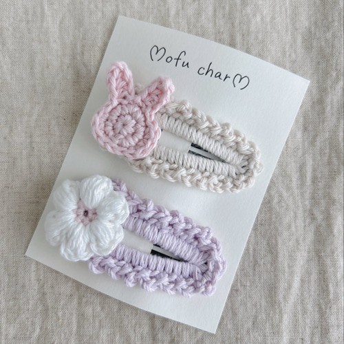 ヘアピン 【2個セット】 ぱっちんピン ヘアアクセサリー おはな お花