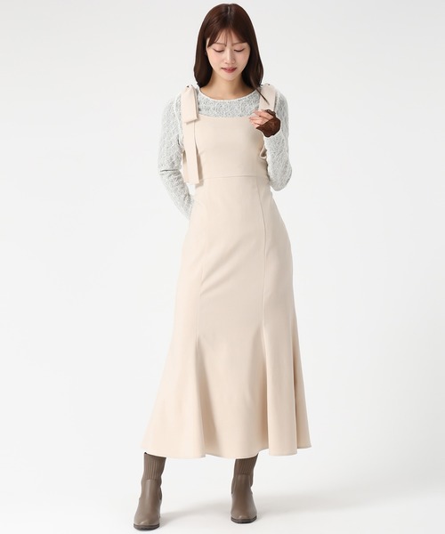 セール】WEB限定 バックレースアップキャミワンピース（ジャンパー