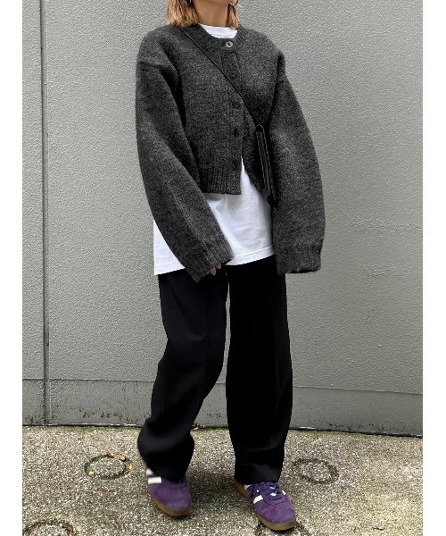 BLACK BY MOUSSY（ブラックバイマウジー）の「wool compact cardigan
