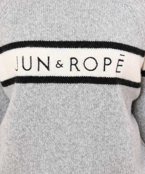 JUN&ROPE'（ジュンアンドロペ）の「フロントロゴパフスリーブ長袖プル