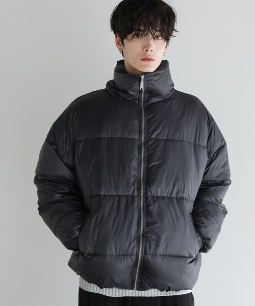 セール】Buyer's Select/スタンドネック 裾ドローコードダウンブルゾン