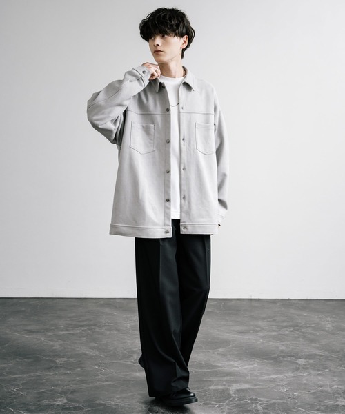 Rocky Monroe（ロッキーモンロー）の「オーバーサイズ カットスエード