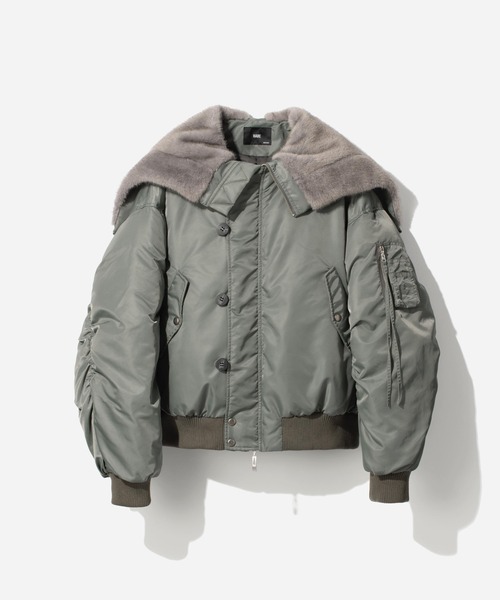 HARE（ハレ）の「コンパクトN-2Bジャケット(HARE)（ブルゾン）」 - WEAR