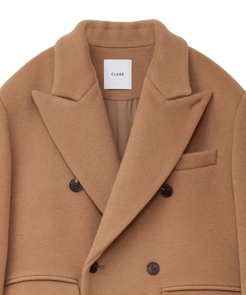 CLANE（クラネ）の「CLANE/クラネ/PEAKED LAPEL OVER LONG COAT
