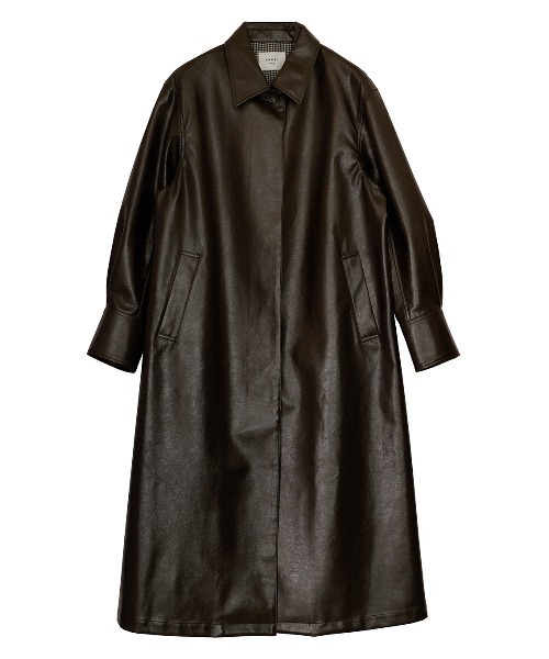 CRASH SYNTHETIC LEATHER COAT（その他アウター）｜Ameri（アメリ）の