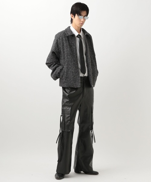 BLAYMORE（ブレイモア）の「【BLAYMORE】Herringbone Zip Up Blouson