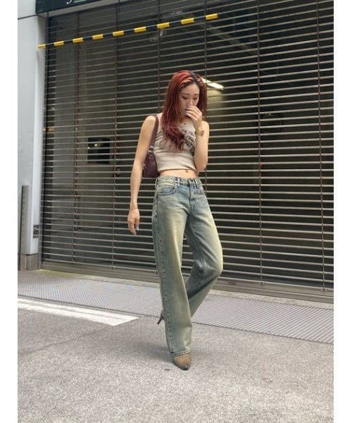 LAGUA GEM（ラグアジェム）の「VINTAGE BLEACH ストレートデニム