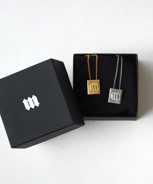 MAY企画】ロゴイニシャルモチーフチェーンネックレス / シルバー