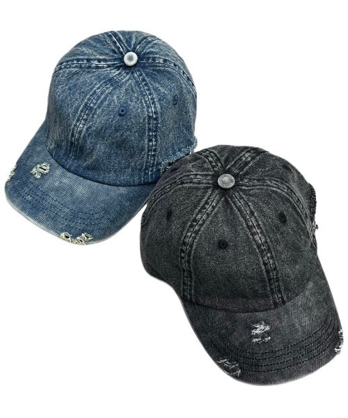 Never mind the XU】wash denim cap / 【ネバーマインド ザ エックス