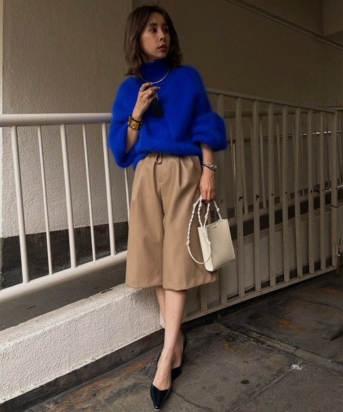 Ameri（アメリ）の「POPPING COLOR ANGORA KNIT（ニット/セーター