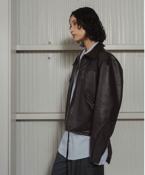 Knuth Marf（クヌースマーフ）の「Knuth Marf leather riders blouson