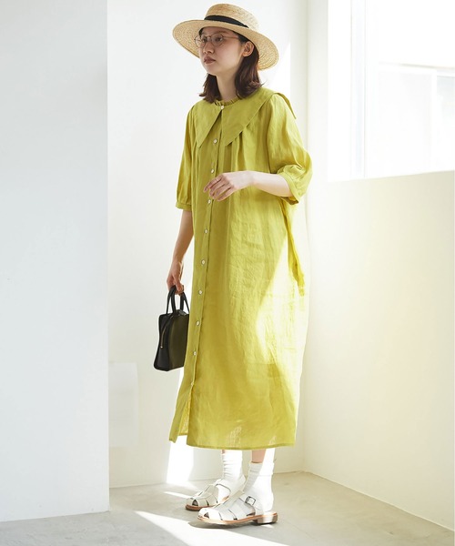 fig London（フィグロンドン）の「daily LINEN dress（ワンピース