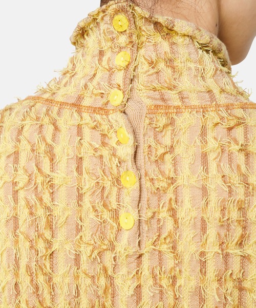iRENE（アイレネ）の「カットヤーンニットトップス / Cut Yarn Knit