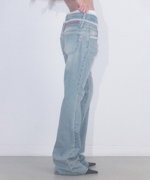 Double Waist Boots Cut Denim（デニムパンツ）｜SCULPTOR（スカルプ