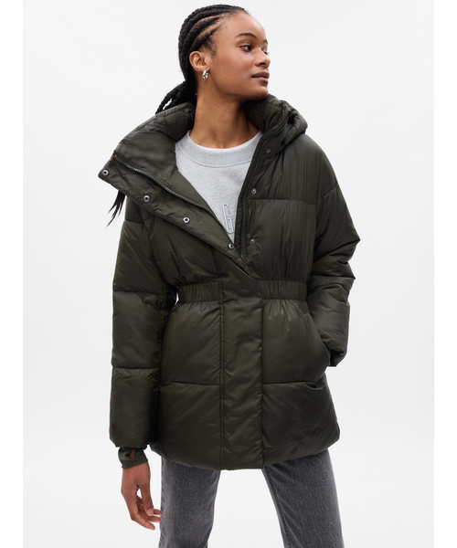 GAP（ギャップ）の「プリマロフト(R) ビッグ パフ シンチジャケット