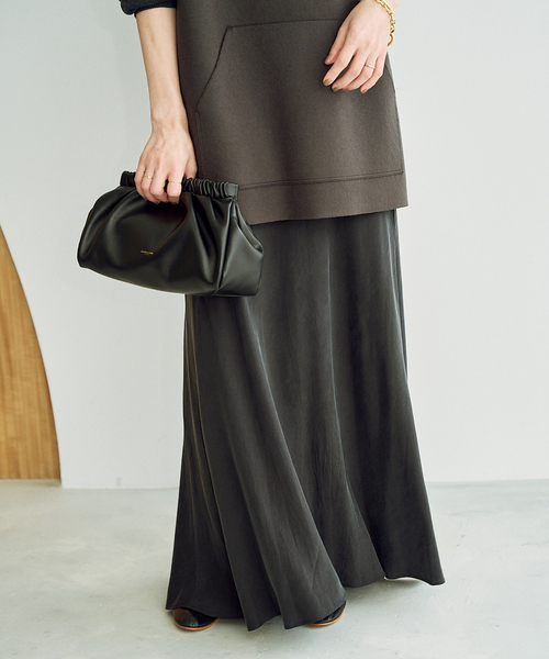 plage（プラージュ）の「Washable Fibril Drape スカート（スカート