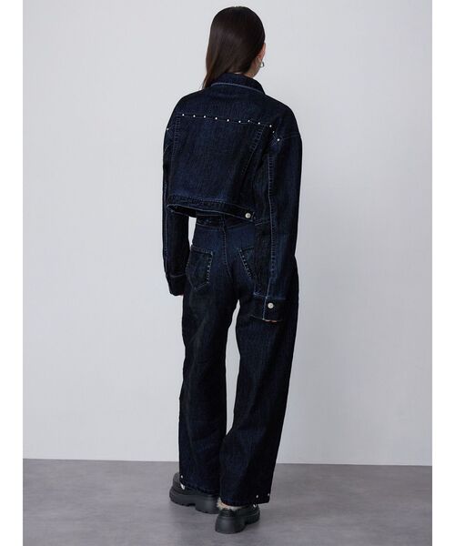 セール】フロッキーバレルレッグデニム【セット販売対象】（デニム