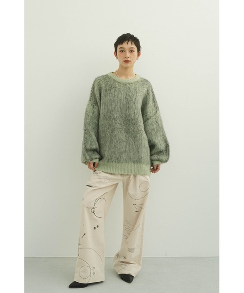 Knuth Marf（クヌースマーフ）の「Knuth Marf shaggy flower knit