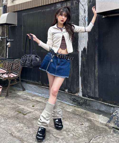 CRANK（クランク）の「【CRANK】DENIM MINI SKIRT PANTS / 【クランク