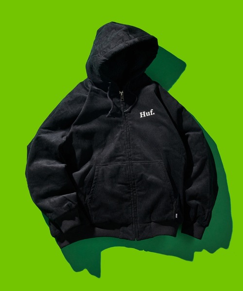 HUF（ハフ）の「COLTON CORD HOODED ZIP JACKET / HUF コーデュロイ