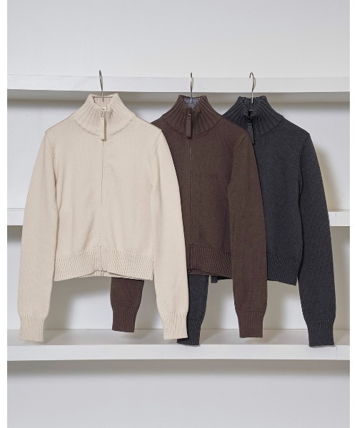 TODAYFUL（トゥデイフル）の「Compact Zip Knit（ニット/セーター