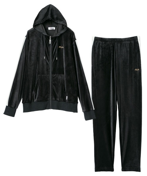 FILA（フィラ）の「＜FILA／フィラ＞ベロア素材サイドライン